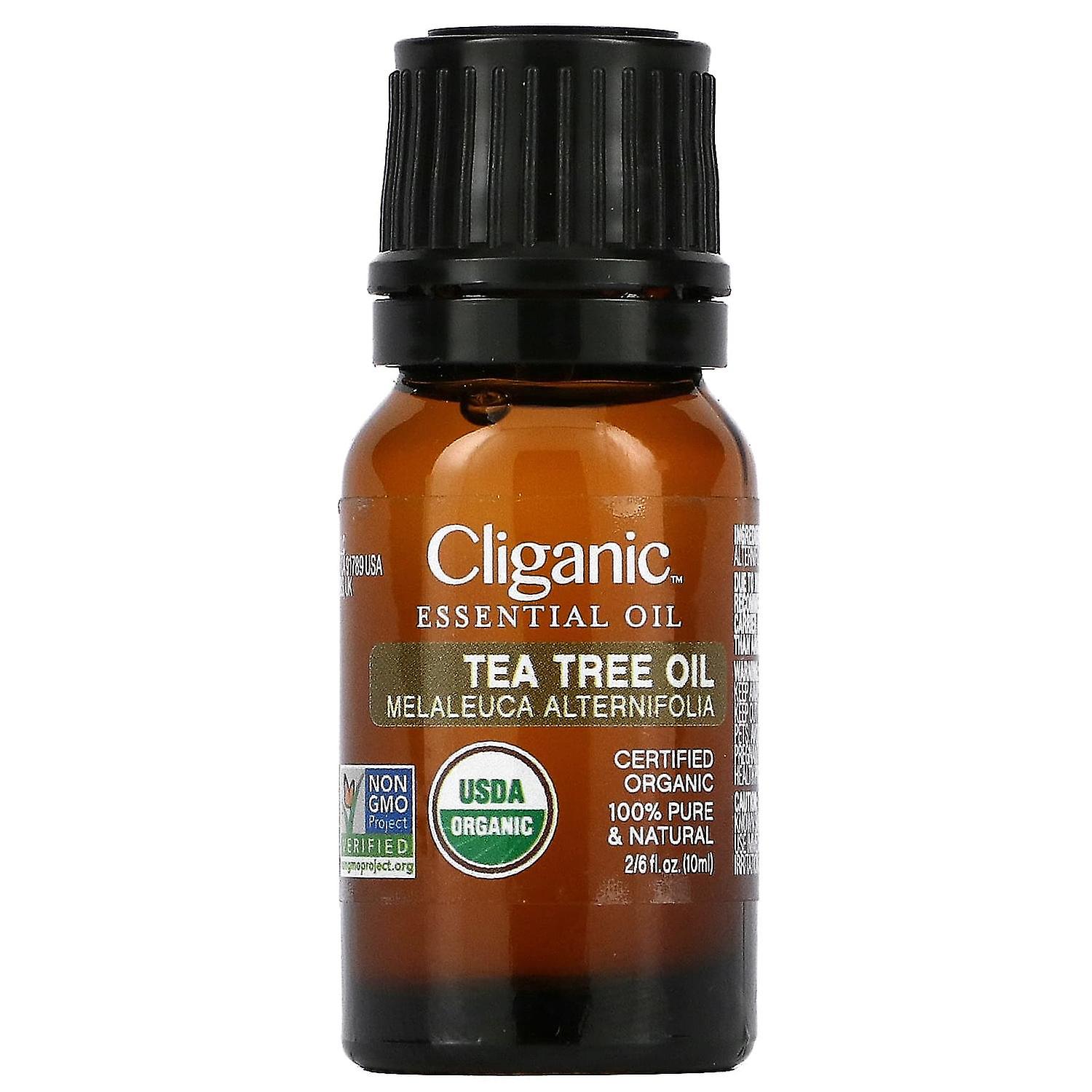 Cliganic, 100% Pure Essential Oil, Tea Tree, 0.33 fl oz (10 ml)