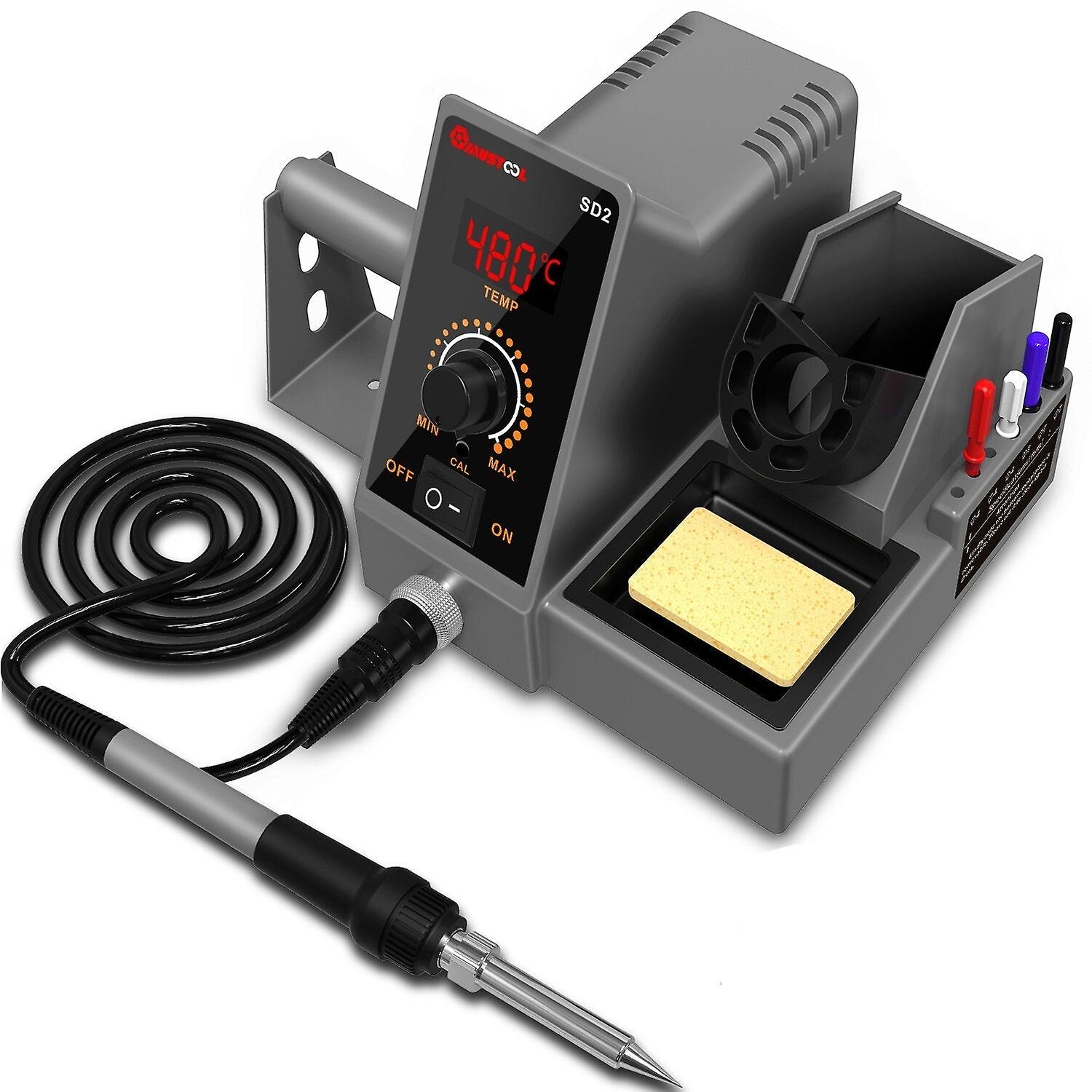 Lcd 60w Soldering Station Professional Pid Soldering Iron Station Tool Kit Adjustable Temperature