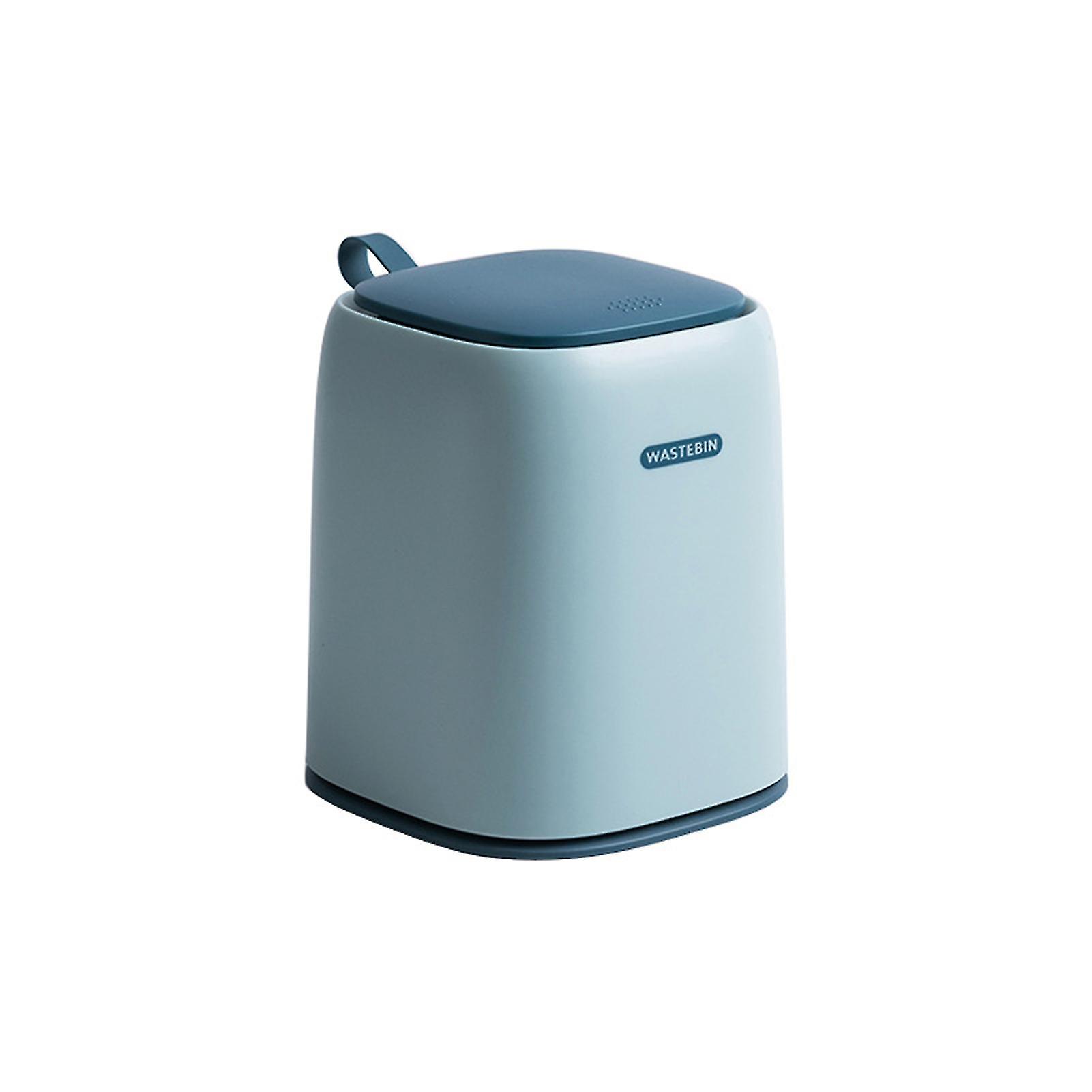 Mini Trash Can Desktop Trash Bin With Lid Small Tiny Countertop Garbage Bin For Office Home