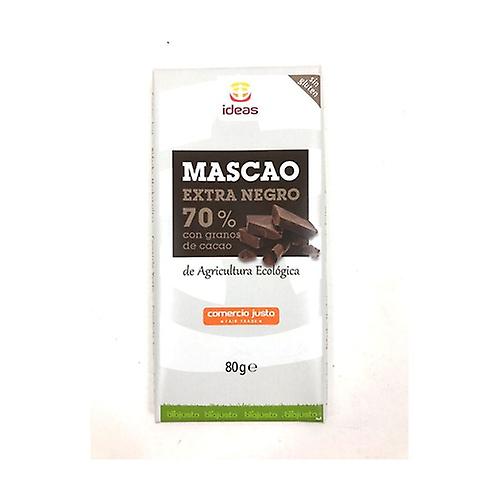 Dark Chocolate Mascao 70% with Organic Cacao Seeds 80 g