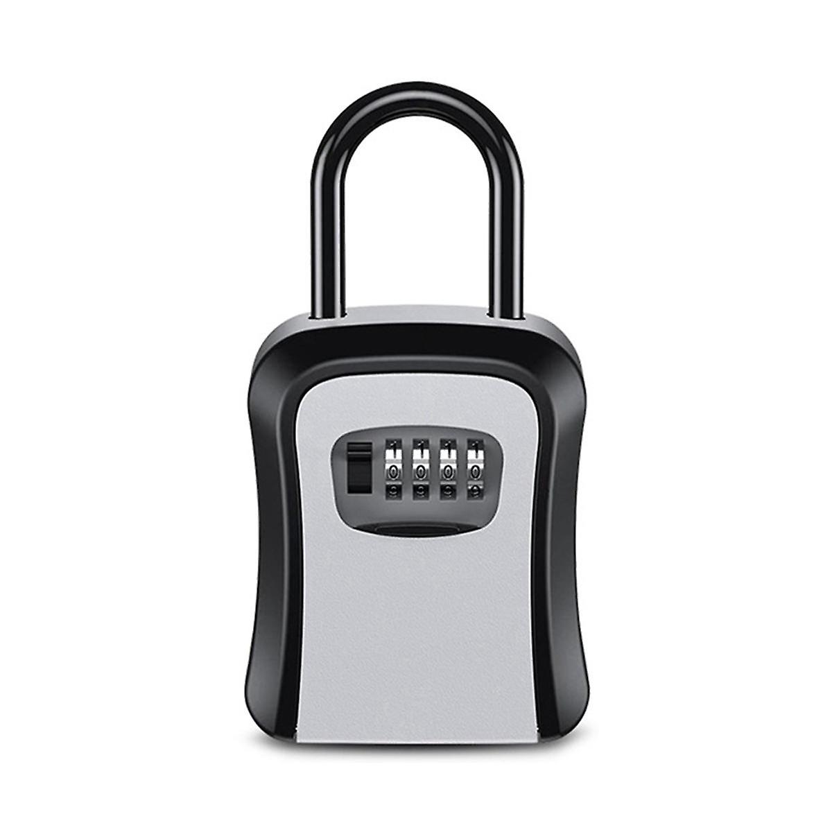 Outdoor Password Key Boxs Extended Locking Hook Steel Wire Hanging Key Storage Waterproof Key 4 Dig