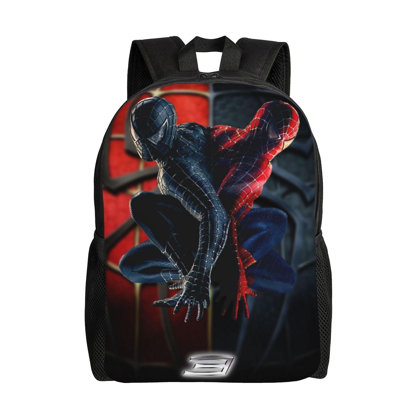 Spider Man Backpack, Travel Laptop Backpack, Water Resistant College School Computer Bag, Durable