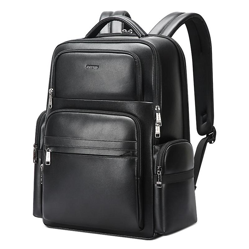 Bopai 61-98611 First-layer Cowhide Laptop Backpack 61-98611
