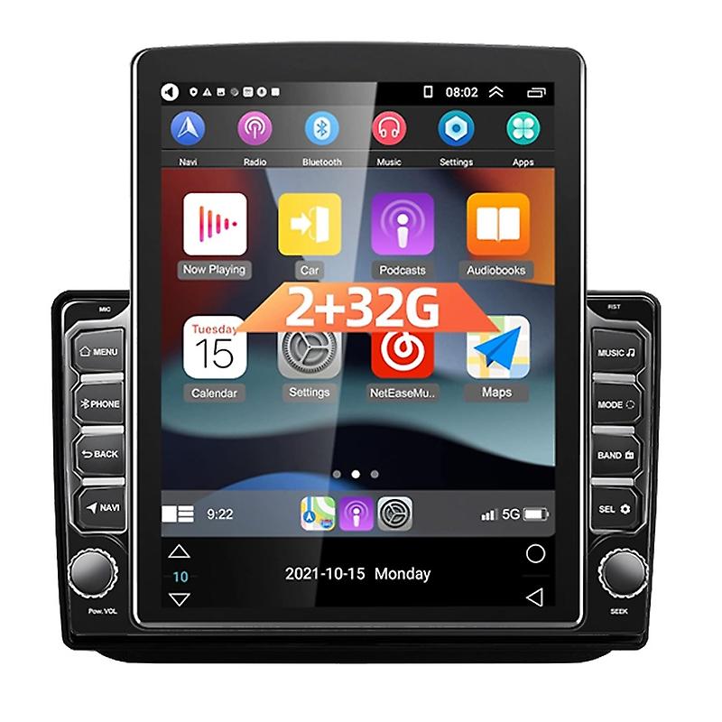 For Skoda Fabia 2 2007-2014 Multimedia Radio Player GPS Navi CarPlay For Tesla Style 9.7 Inch