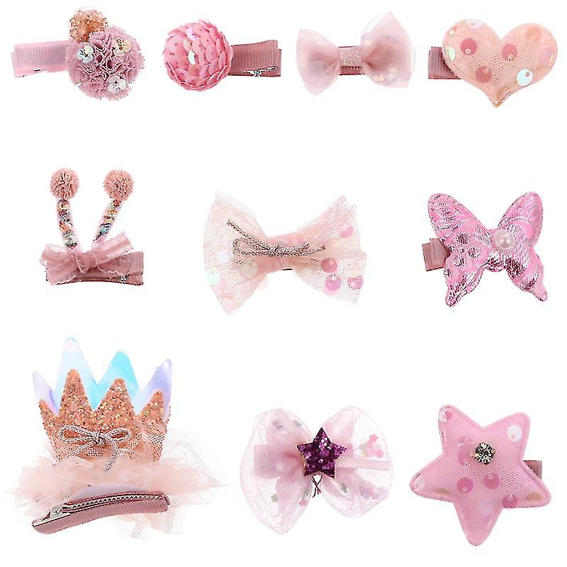 10pcs Lovely Hair Clips