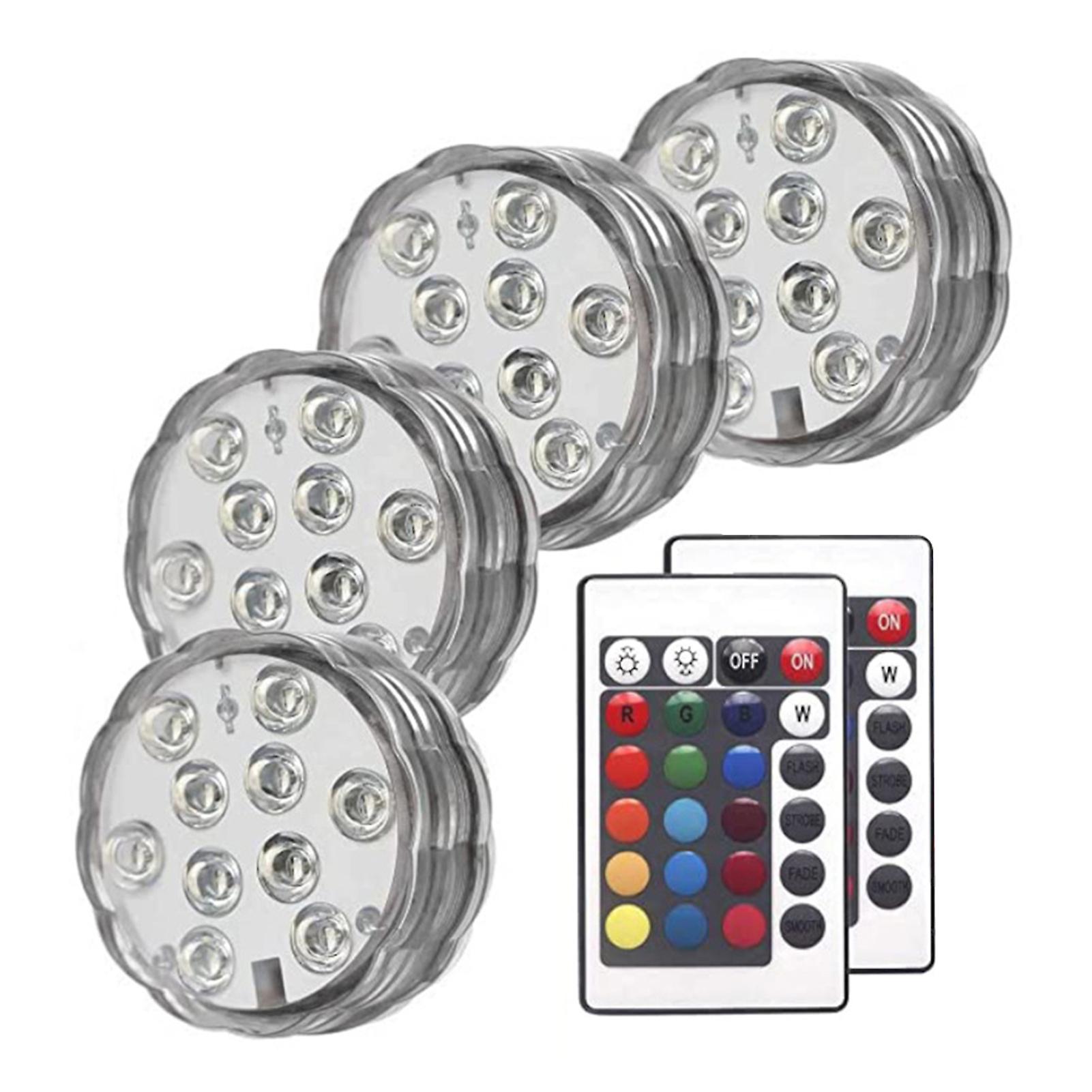 Swimming Pool Lights with Remote High Power Waterproof Diving LEDs Lights for Showrooms