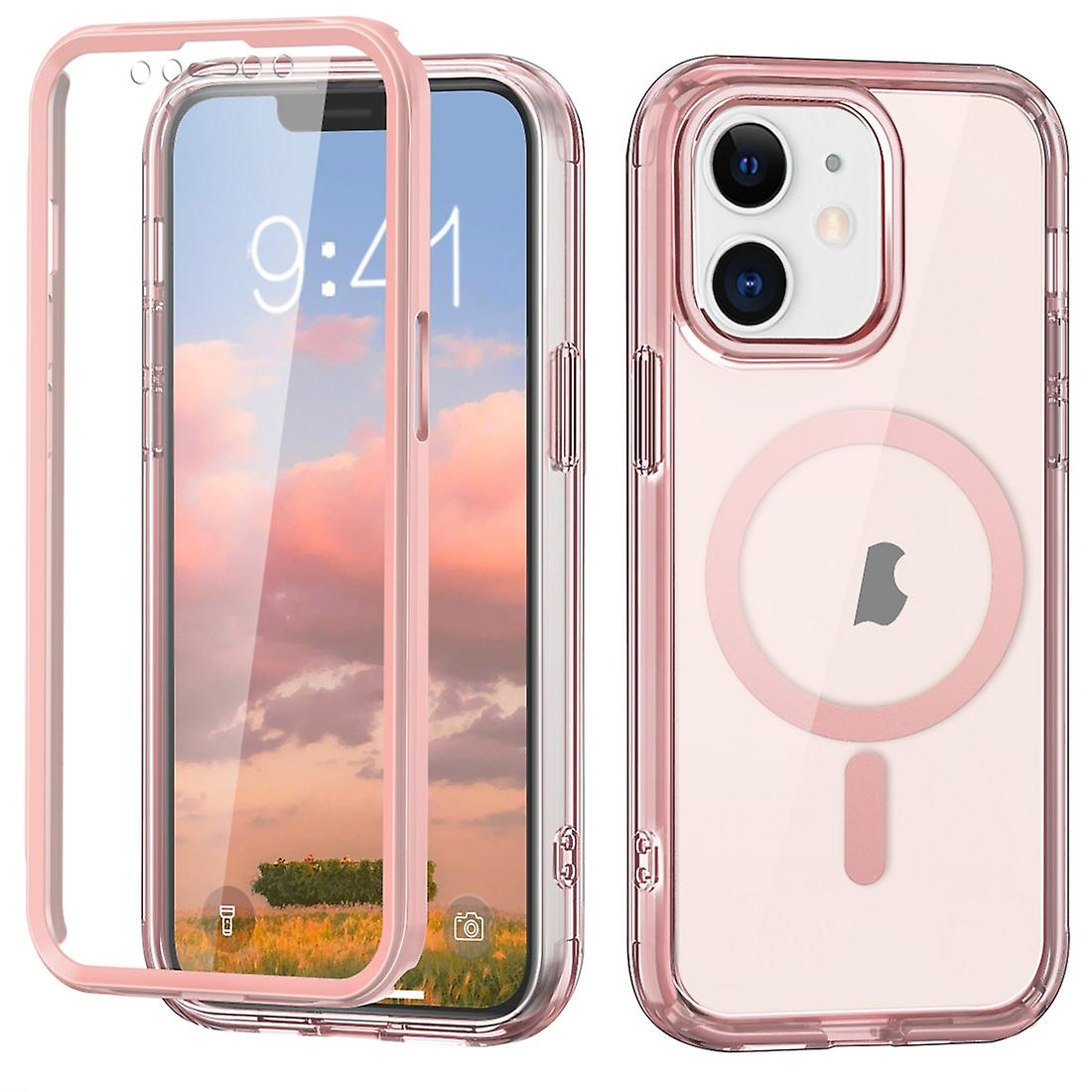 For iPhone 12 Colorful MagSafe Magnetic PC + TPU Phone Case