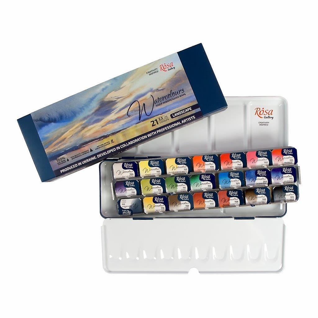 Rosa Gallery Watercolour 21 Pan LANDSCAPE Set 9204