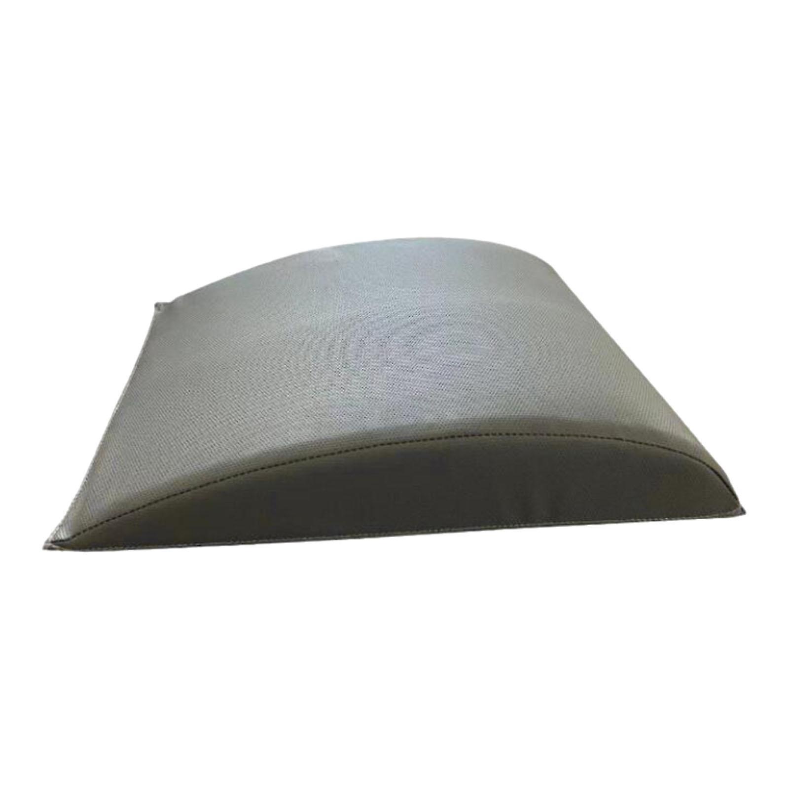 Ab Exercise Mat PU Leather Support Cushion Padded Abdominal Mat for Crunches