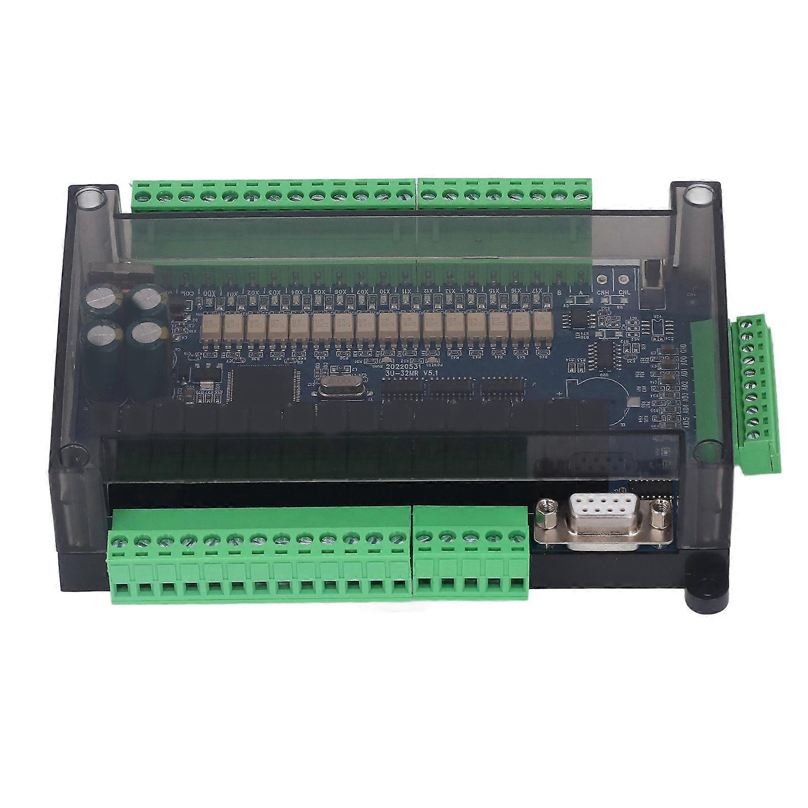 Programmable Logic Controller 16 In 16 Out Support Rs485 Strong Anti Interference Industrial Control Board 24v