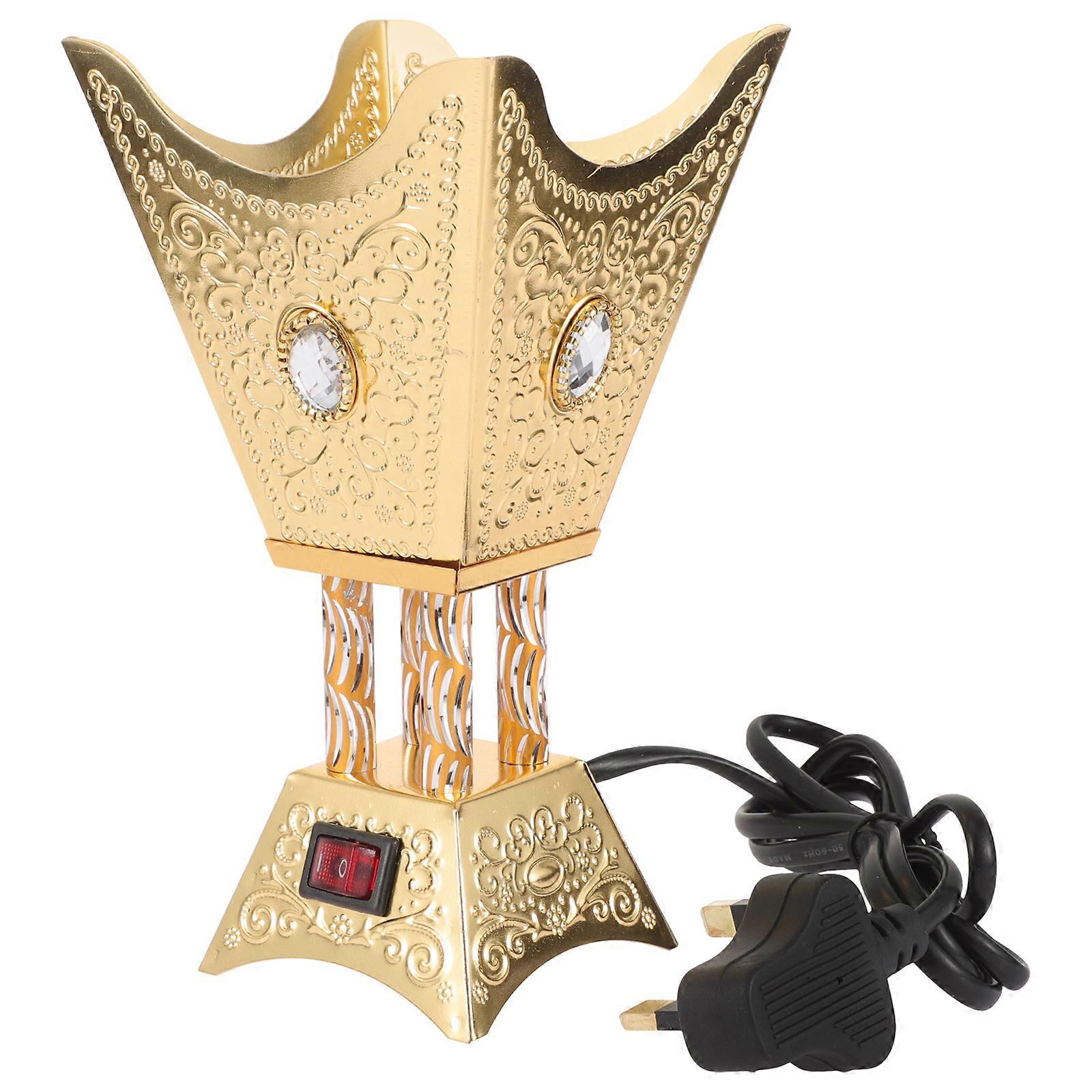 Plug in Incense Cone Burner Decorative Incense Burner Censer Decoration for Home Temple(UK Plug)