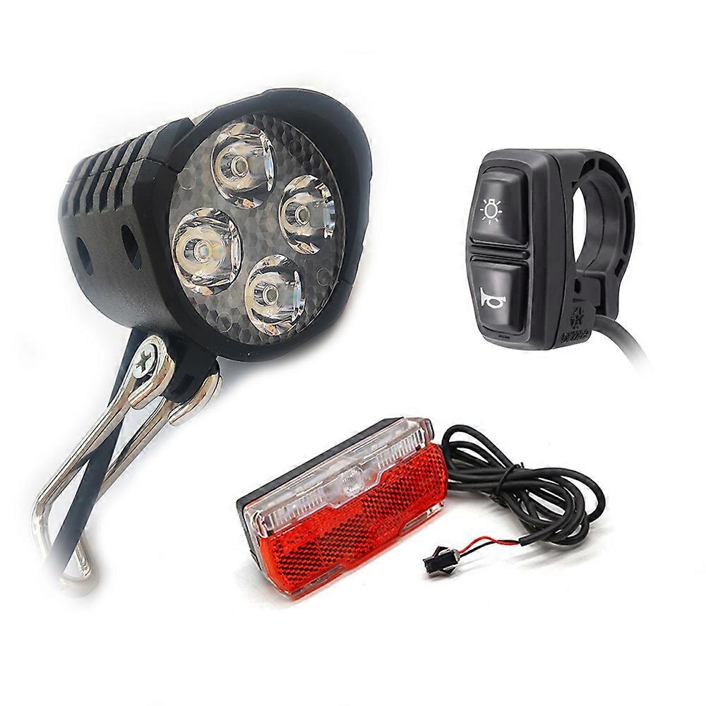 Light Switch Ebike Electric Bike Scooter Lamp Horn Switch For Motorcycle Button Control With Turn Signal Light