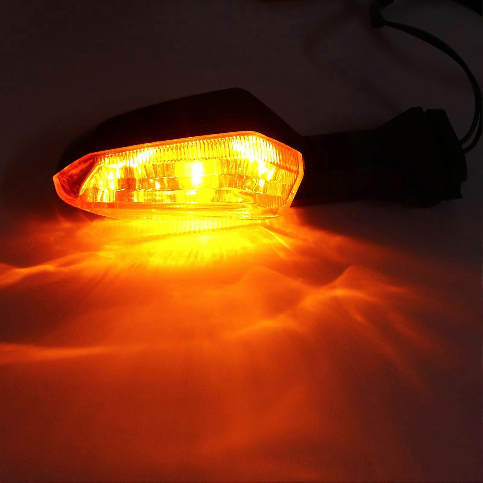 Turn Signal Indicator Lights Clear Fit Kawasaki Ninja ZX-6R ZX-10R