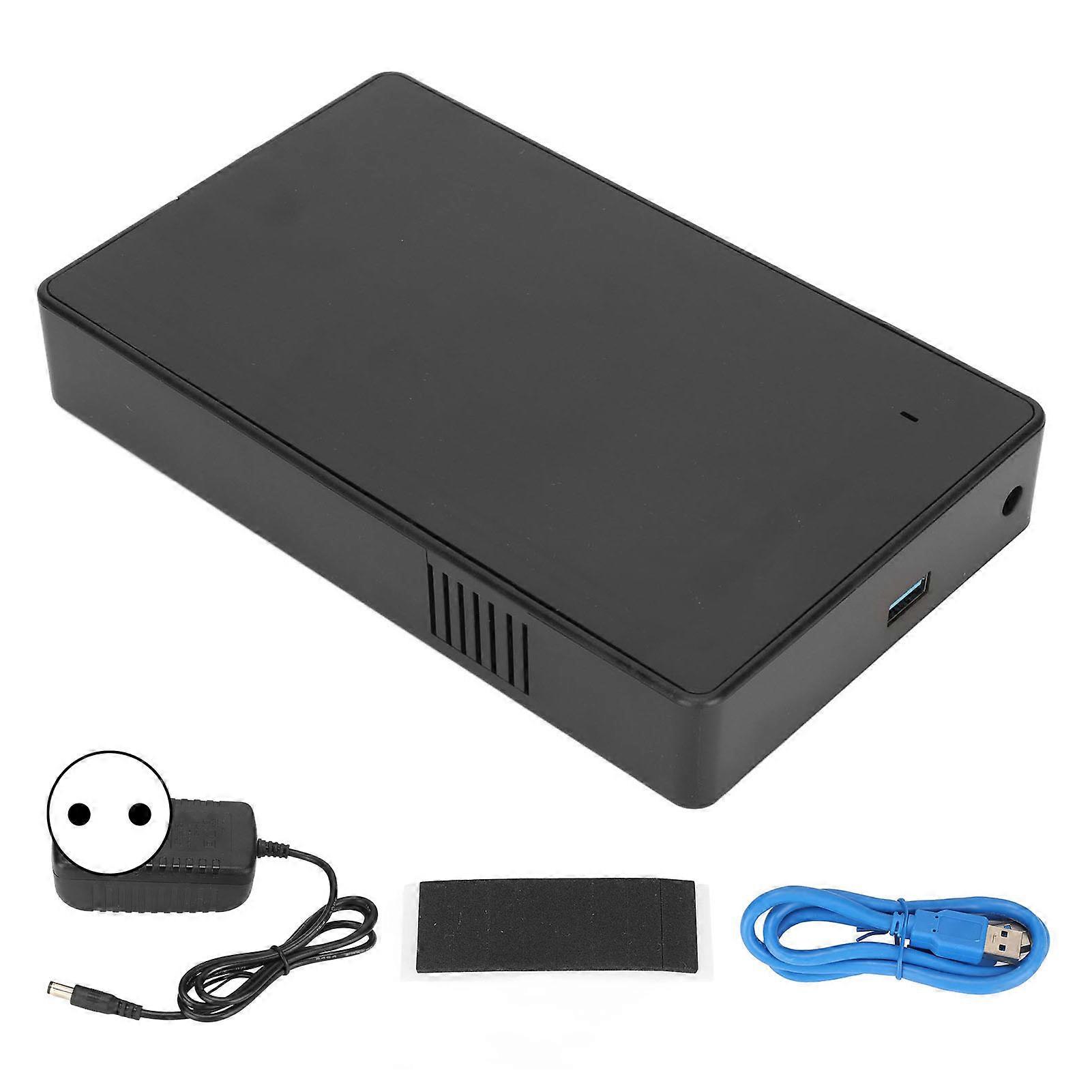 USB3.0 HDD Enclosure 3.5in 2.5in 5Gbps Ultra Thin Lightweight SATA HDD Enclosure Adapter for Desktop Computers for HDD SSD EU Plug