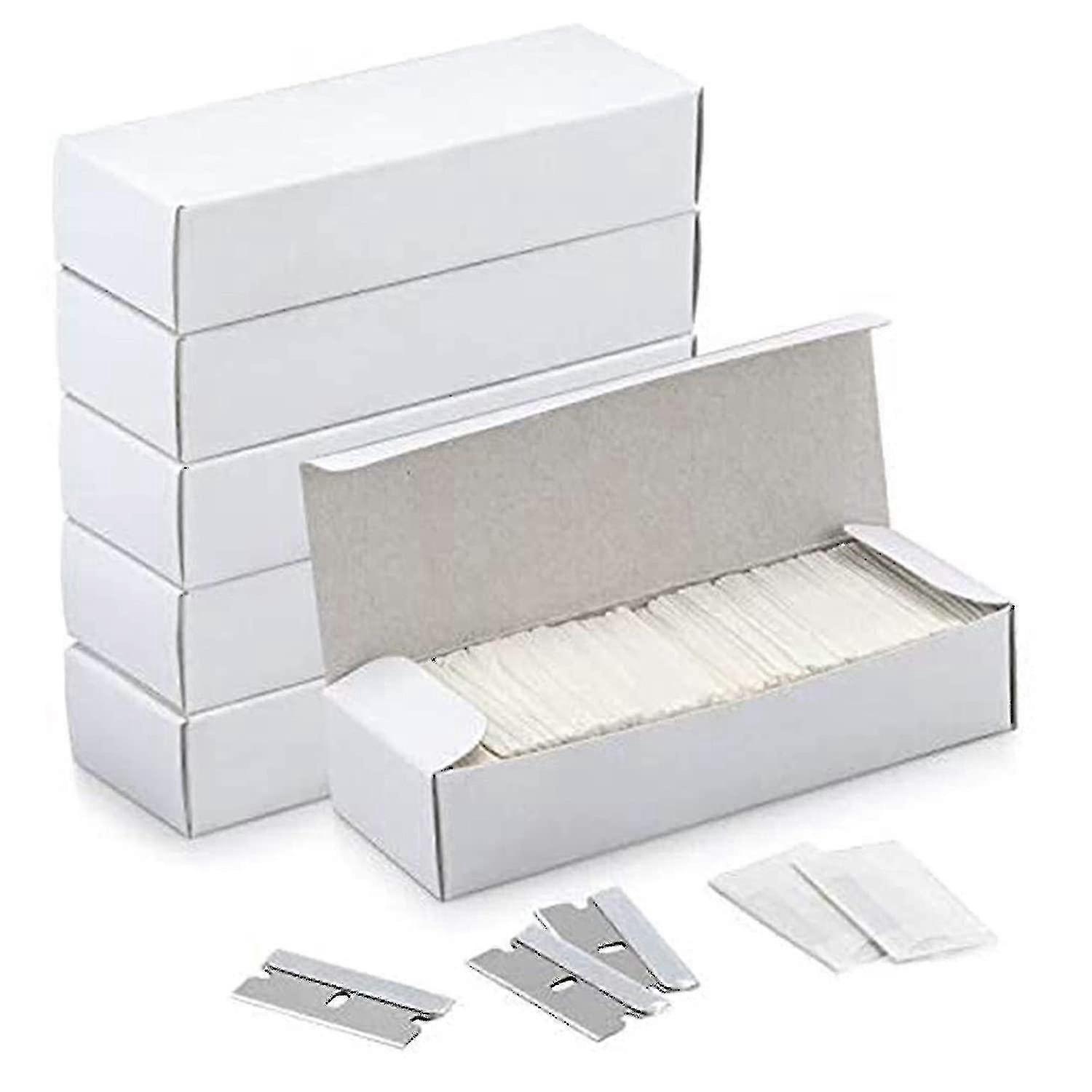 600pcs single edge barberblader, industrielle barberblader, boks cutter erstatning kniver, glass skrape barberblader