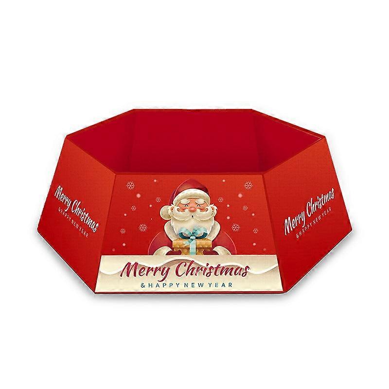 Christmas Party Decoration Red Plaid Christmas Tree Border