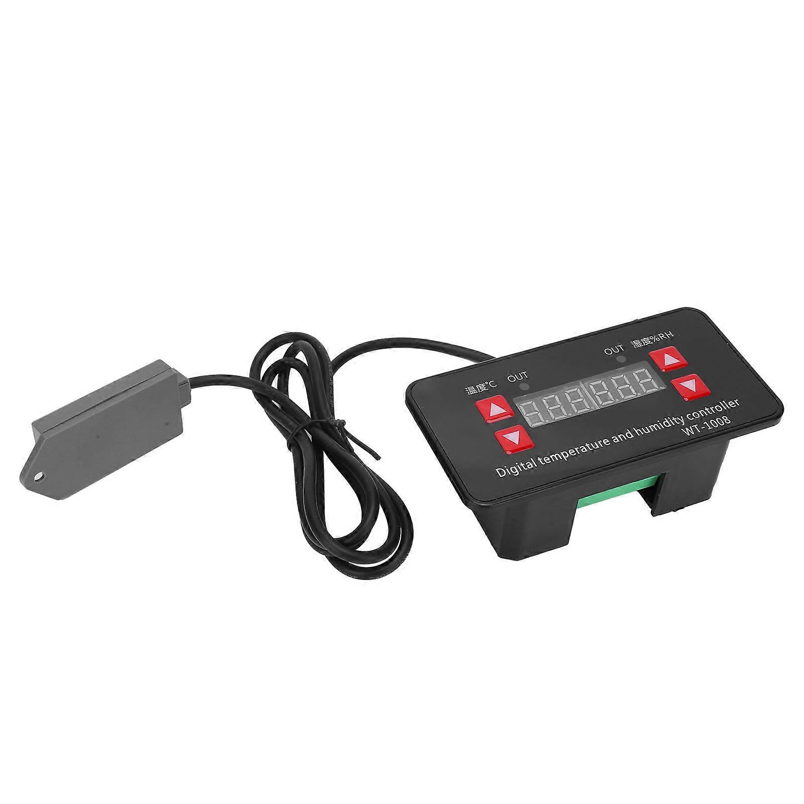 Temperature and Humidity Controller with Digital Display for Greenhouses 110-220VAC