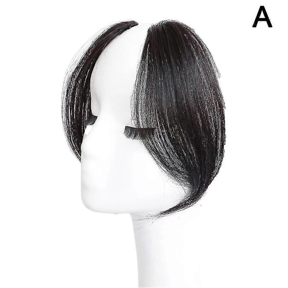 Fake Female Invisible Air-flow Sea Seamless Patch Wigs Both Sides