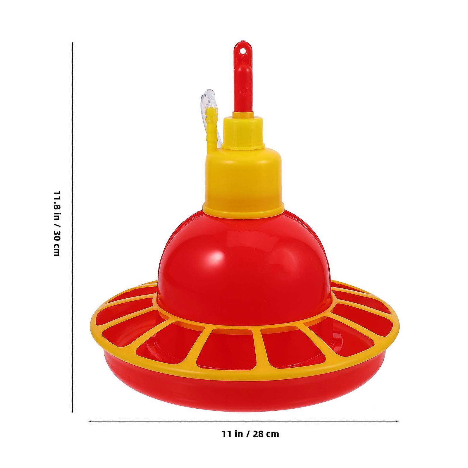 Chick Feeder Poultry Feeding Device Waterer Automatic Poultry Drinking Feeding Device