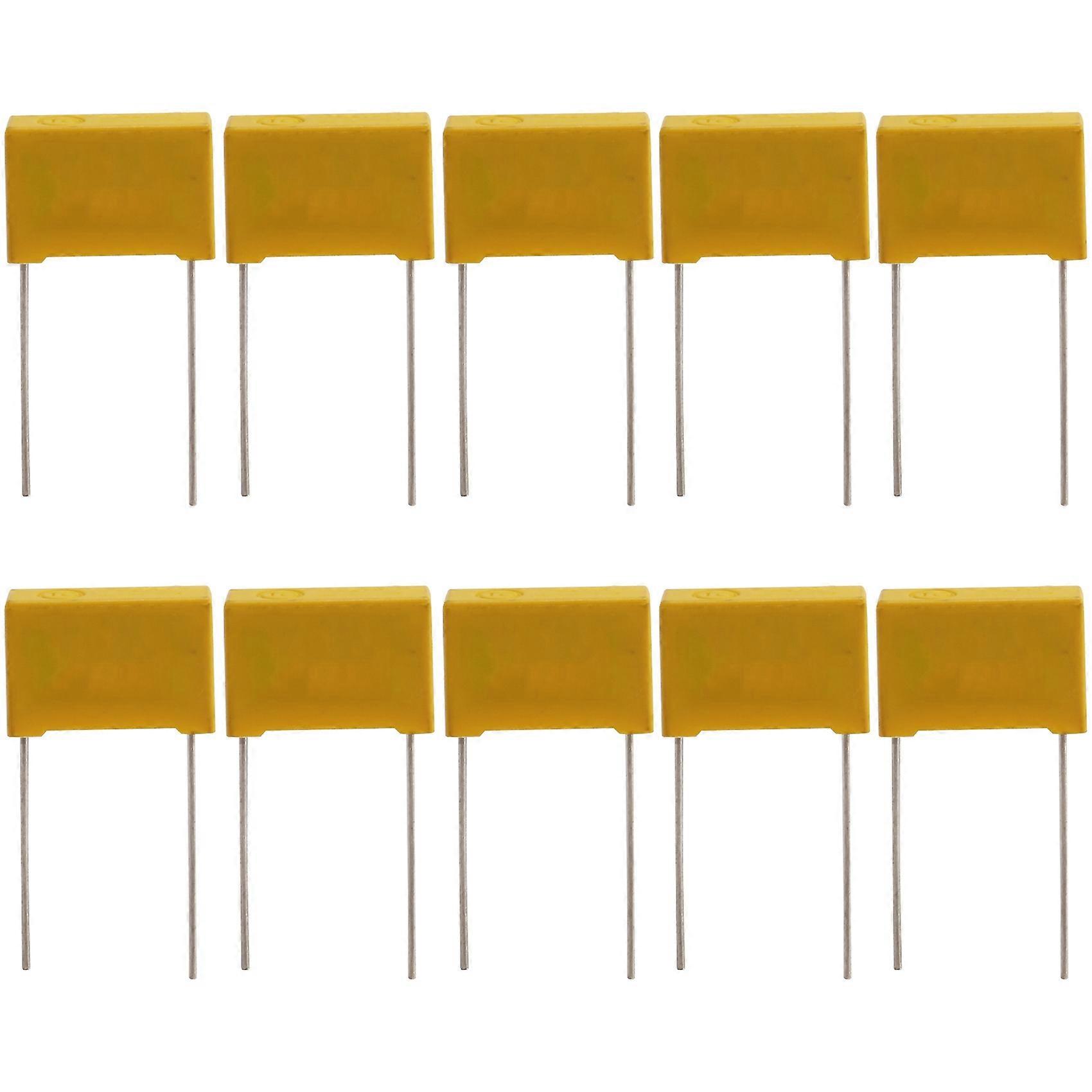 10 Pcs AC 275V 0.22uF Polypropylene Film Safety Capacitors MPX