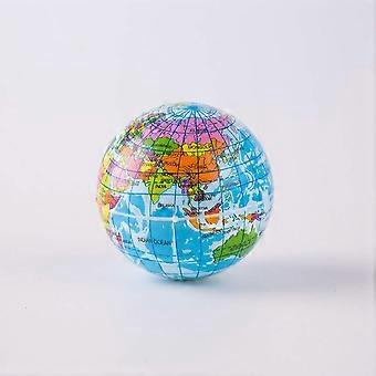 10cm World Map Foam Ball Atlas Globe Palm Ball Planet Earth Ball Funny ...