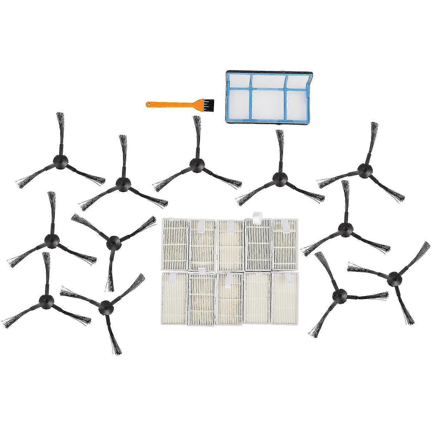 Dust Filter Side Brush Efficient Robot Vacuum Cleaner Parts(24pcs)