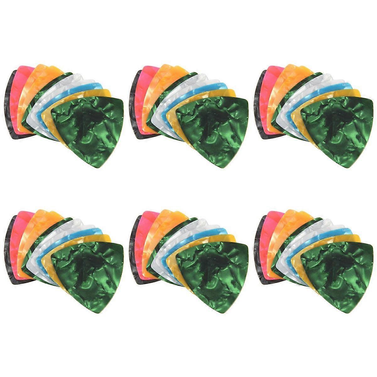 60Pcs Acoustic/ Plectrums 0.46mm---Assorted Color