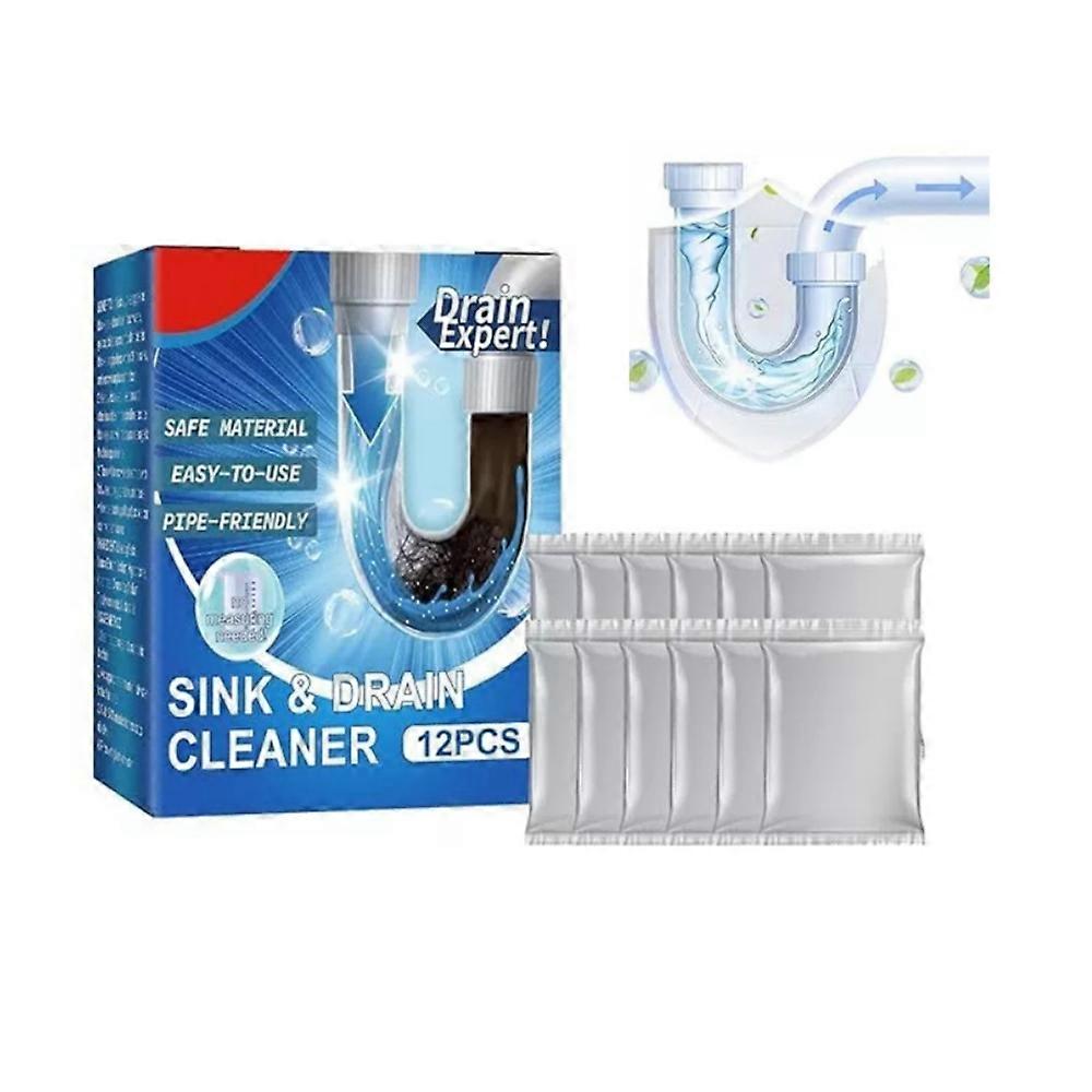 12pcs Powerful Pipe Dredging Agent, 2024 New Drain Cleaner, Sink & Drain Cleaner