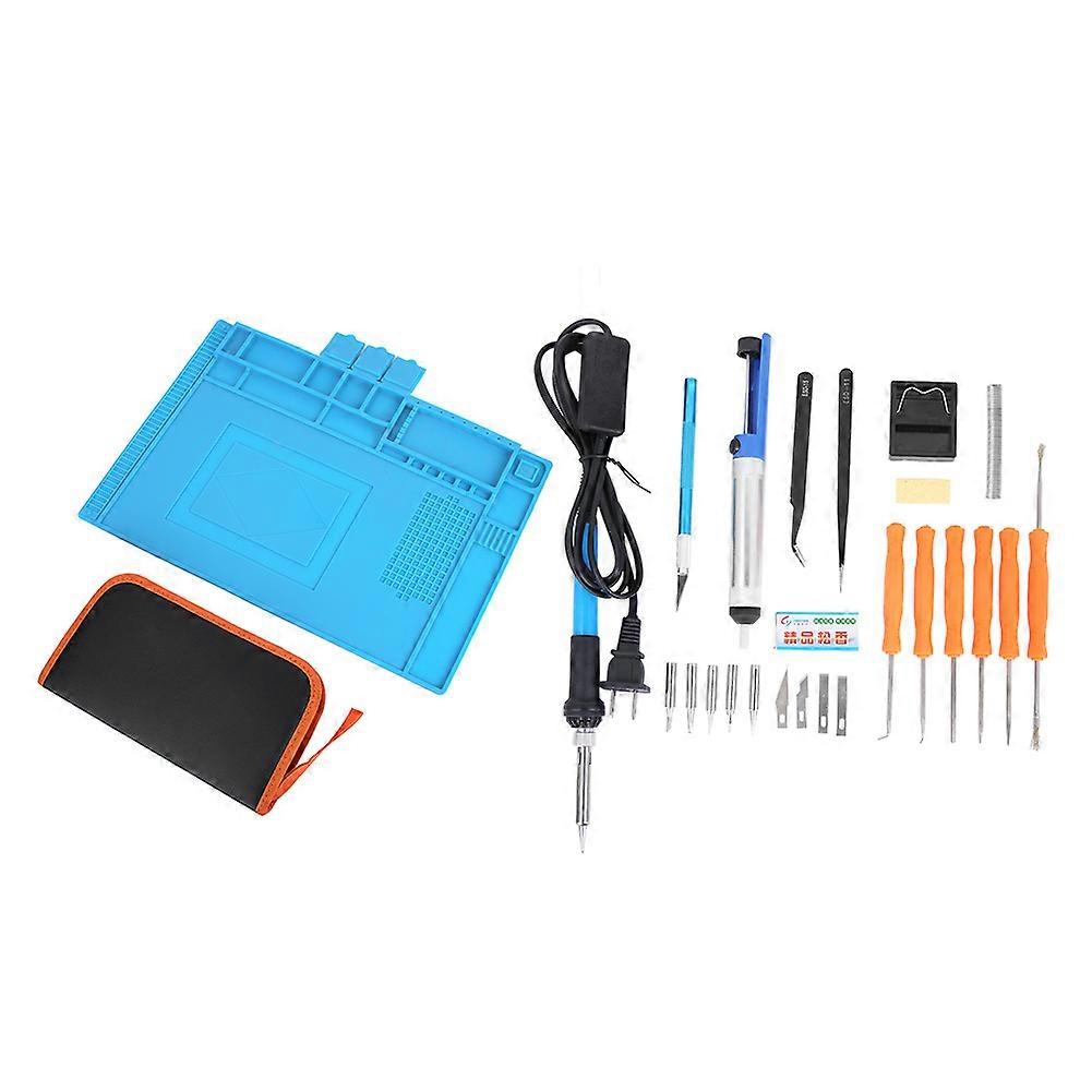 Insulation Silicone Soldering Mat Welding Pad Repair Tool Kit for Musical Instrument