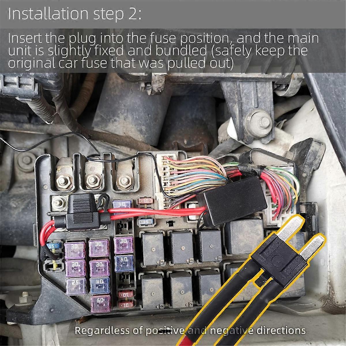 Car Wireless Anti-Theft Motorcycle Hidden Lock System with Cut Tools Alarm Ca K0B8 Circuit Immobilizer