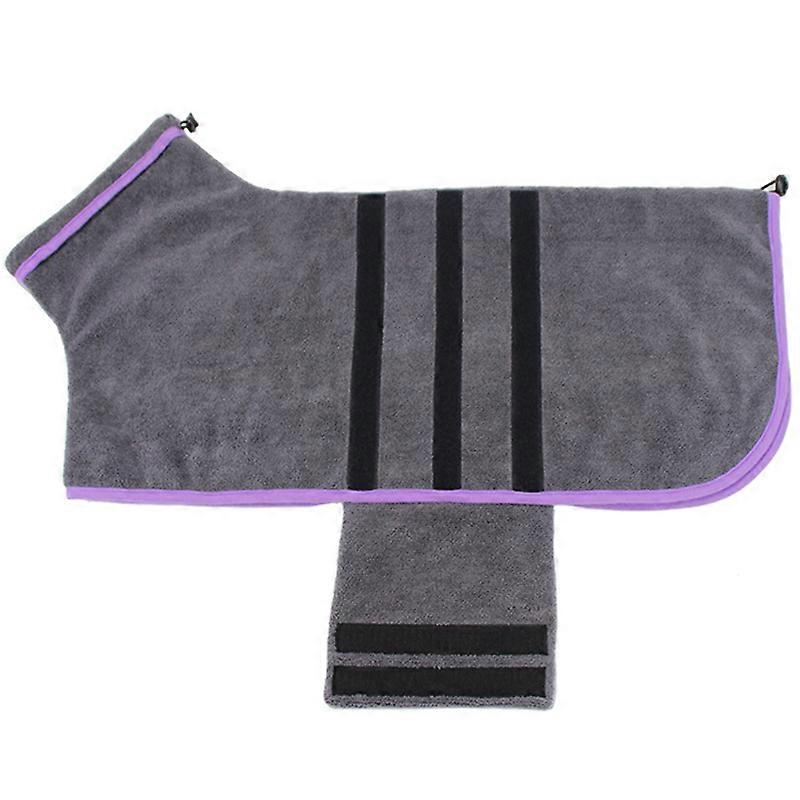 Dog Bathrobe Towel Soft Super Absorbent Bath Robe Drying Moisture Pajamas For Dog New