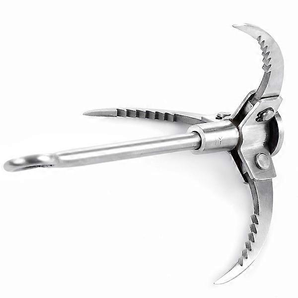 ZK-Outdoor Survival Climbing Three Claw Stainless Steel Foldable Grab Hook