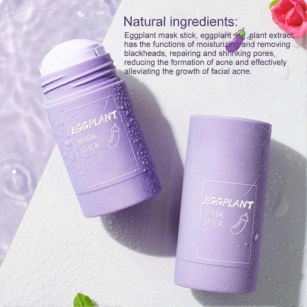 Eggplant Purifying Clay Mask Stick, Aubergine Stick Mask