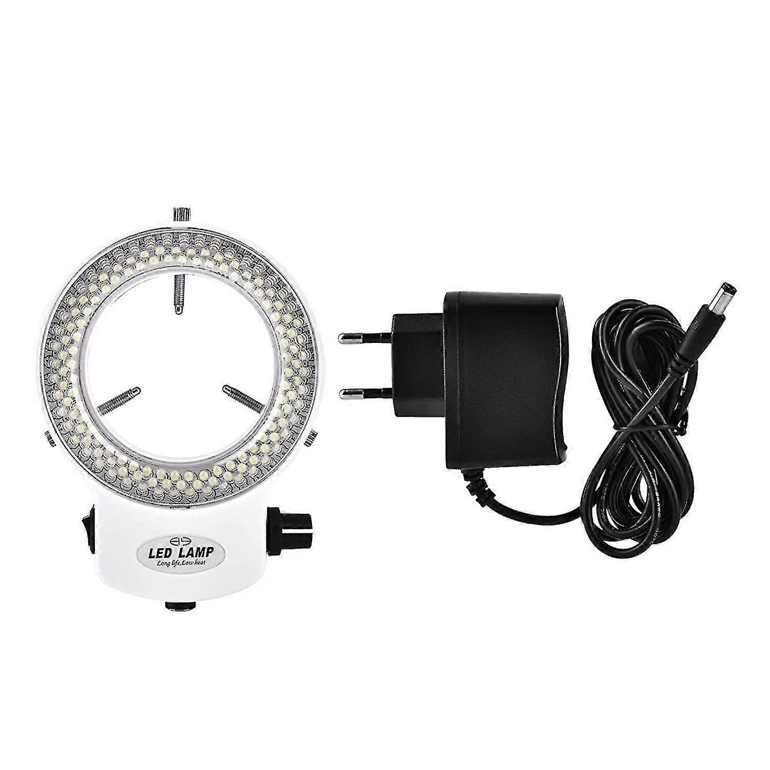 144 Led Ring Light Beads Light Source Luminous Adjustable Ring Lamp For Stereo Microscope(white) Cisea