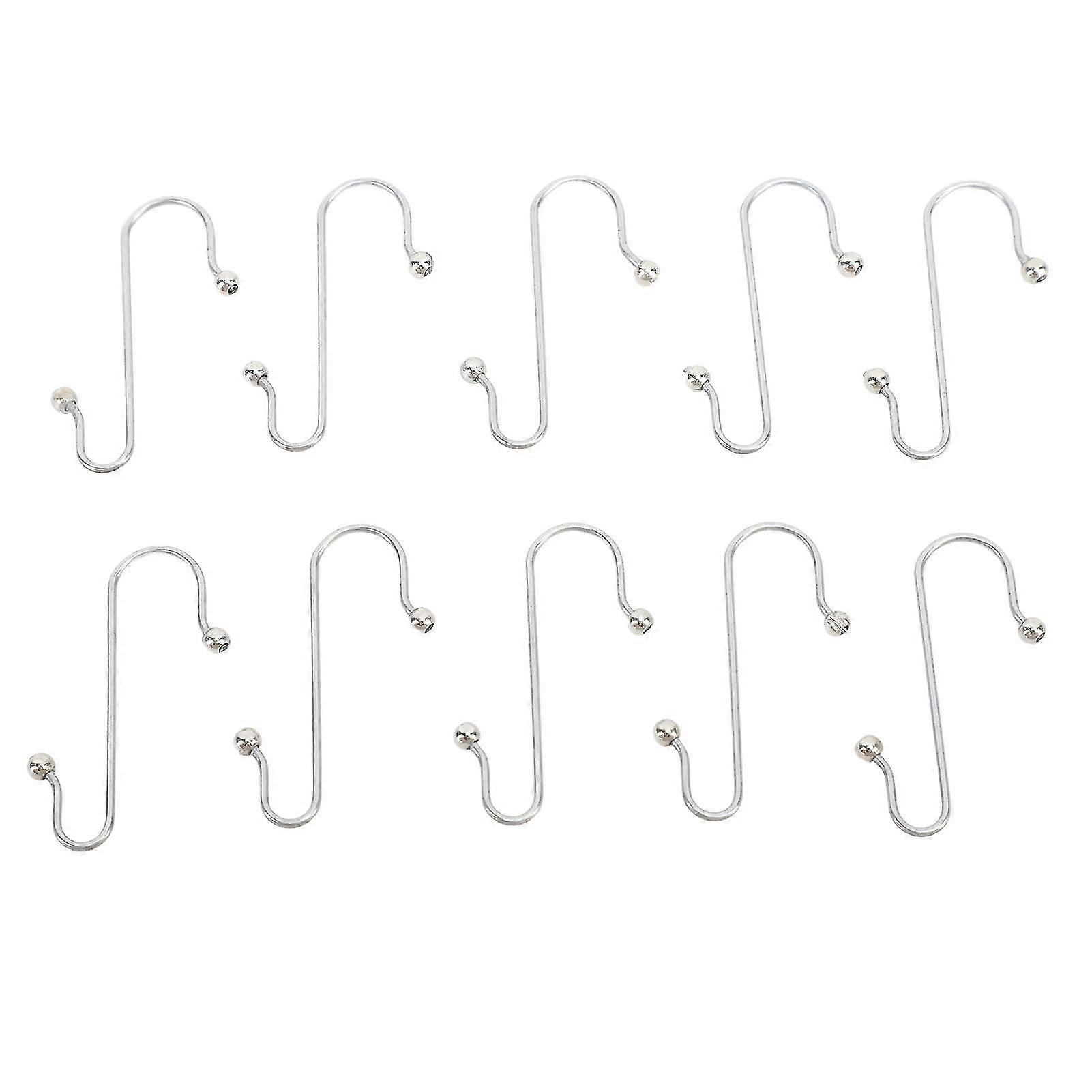 100-Piece S-Shape Stainless Steel Hooks for  Tree