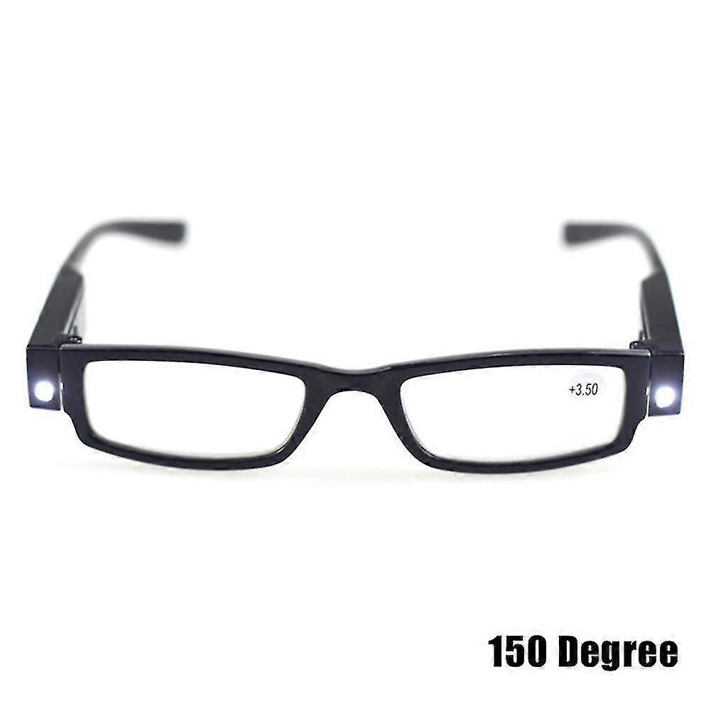New Led Magnifying Eyewears Reading Glasses Lighting Magnifier Eyeglass With Light