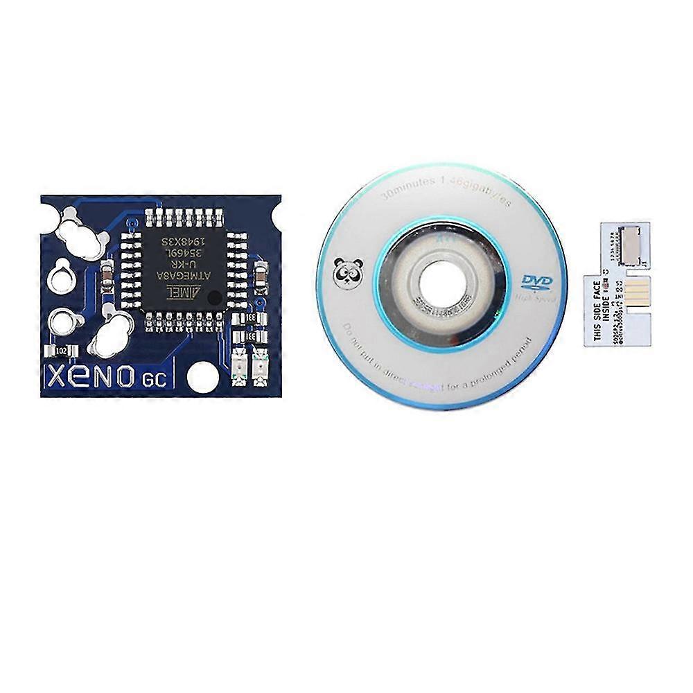 Sd2sp2 Adapter Replacement -sd Card Reader + Mini Disc Dvd +xeno Chip For ,pal-white-xeno