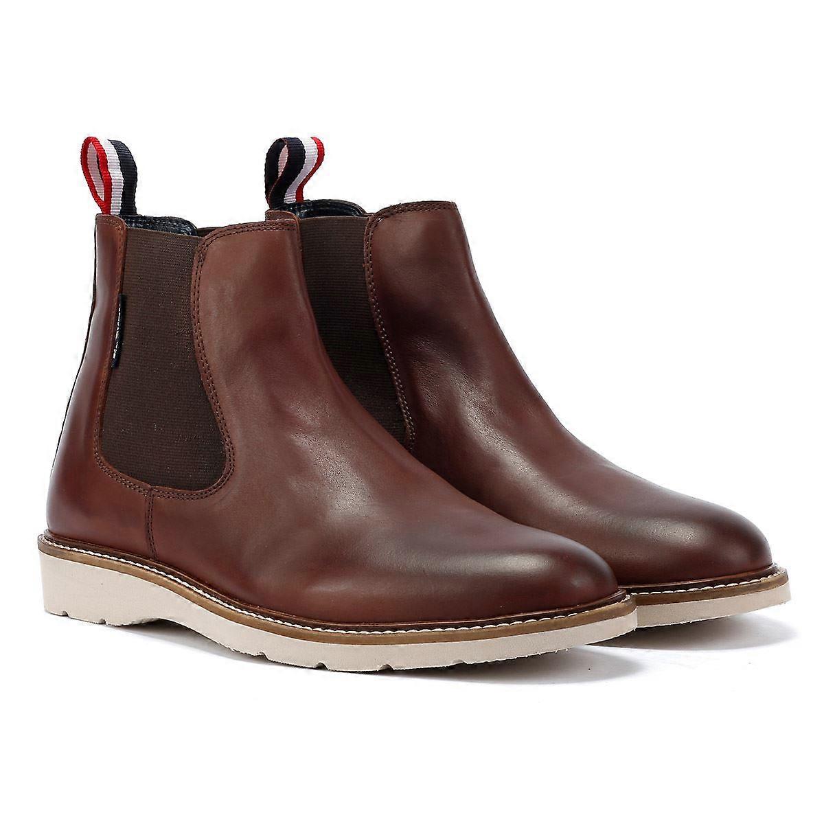 Ben Sherman Hampton Leather Men's Burgundy Boots