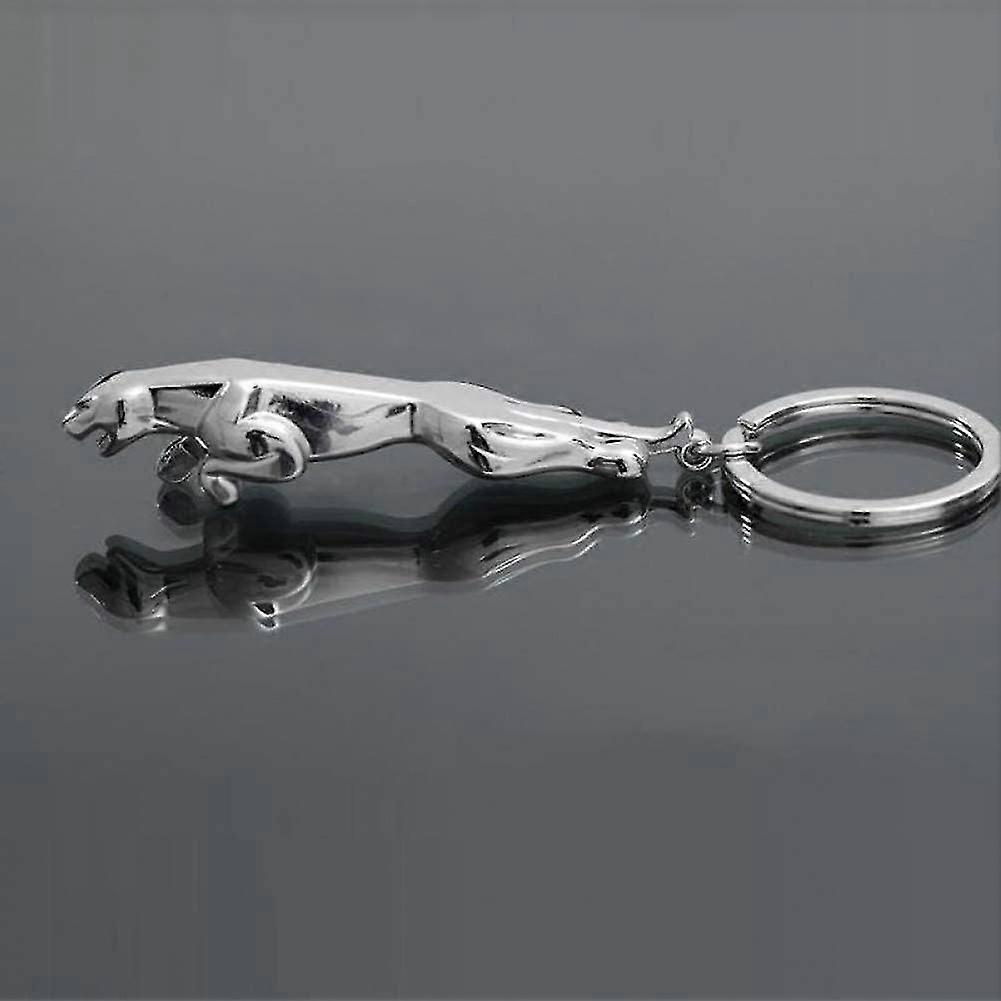 Fashion Men Car Auto Logo Jaguar Keychain Stylish Alloy Leopard