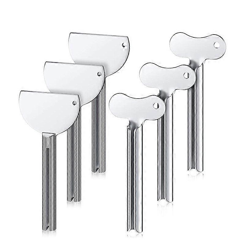 Pieces Stainless Steel Manual Toothpaste Squeezer, Metal Toothpaste Tube Squeezer, Toothpaste Tube Squeezer for Cosmetics, Shoe Polish, Pigments, Sui