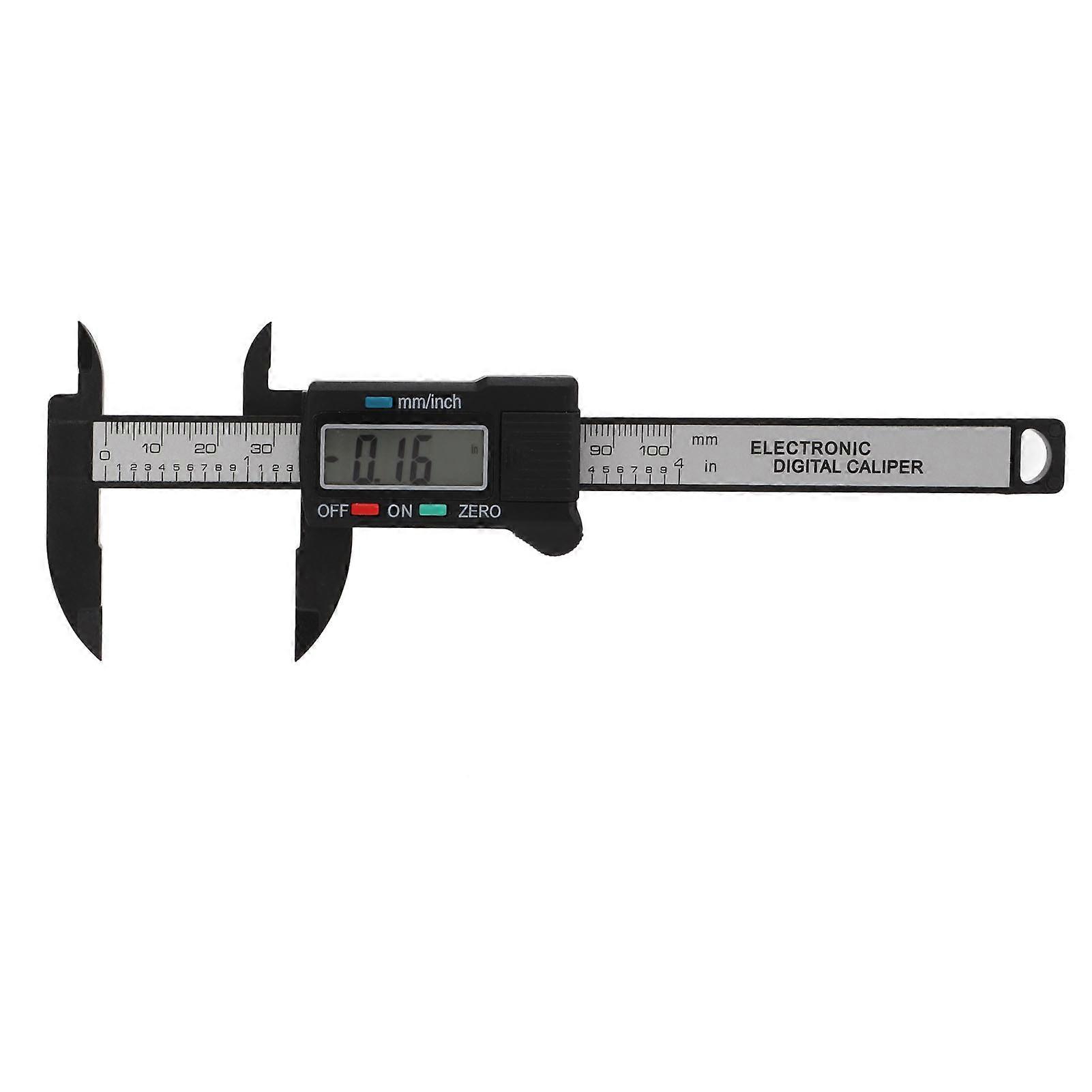 Digital Caliper Mini LED 0?100mm Plastic Lightweight Portable Easy Convenient Durable Caliper Measuring Tool