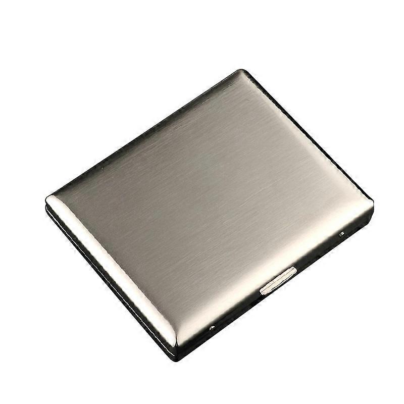 Extra Slim Stainless Steel Cigarette Case Holds 20 Cigarette (Regular Size 84mm and King Size)