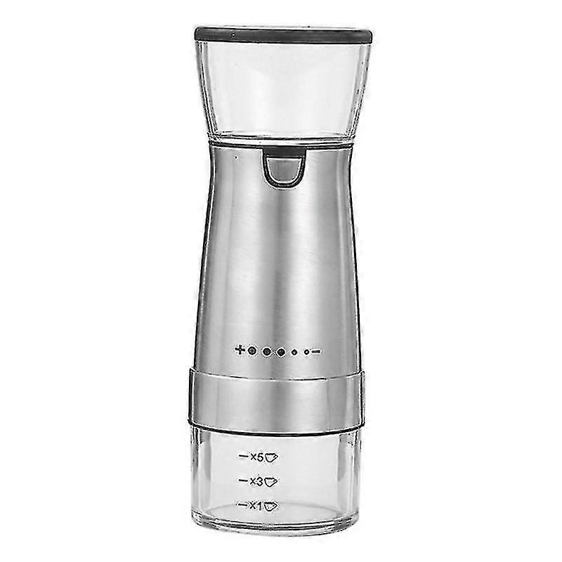 Usb Rechargeable Coffee Grinder Electric Stainless Steel Adjustable