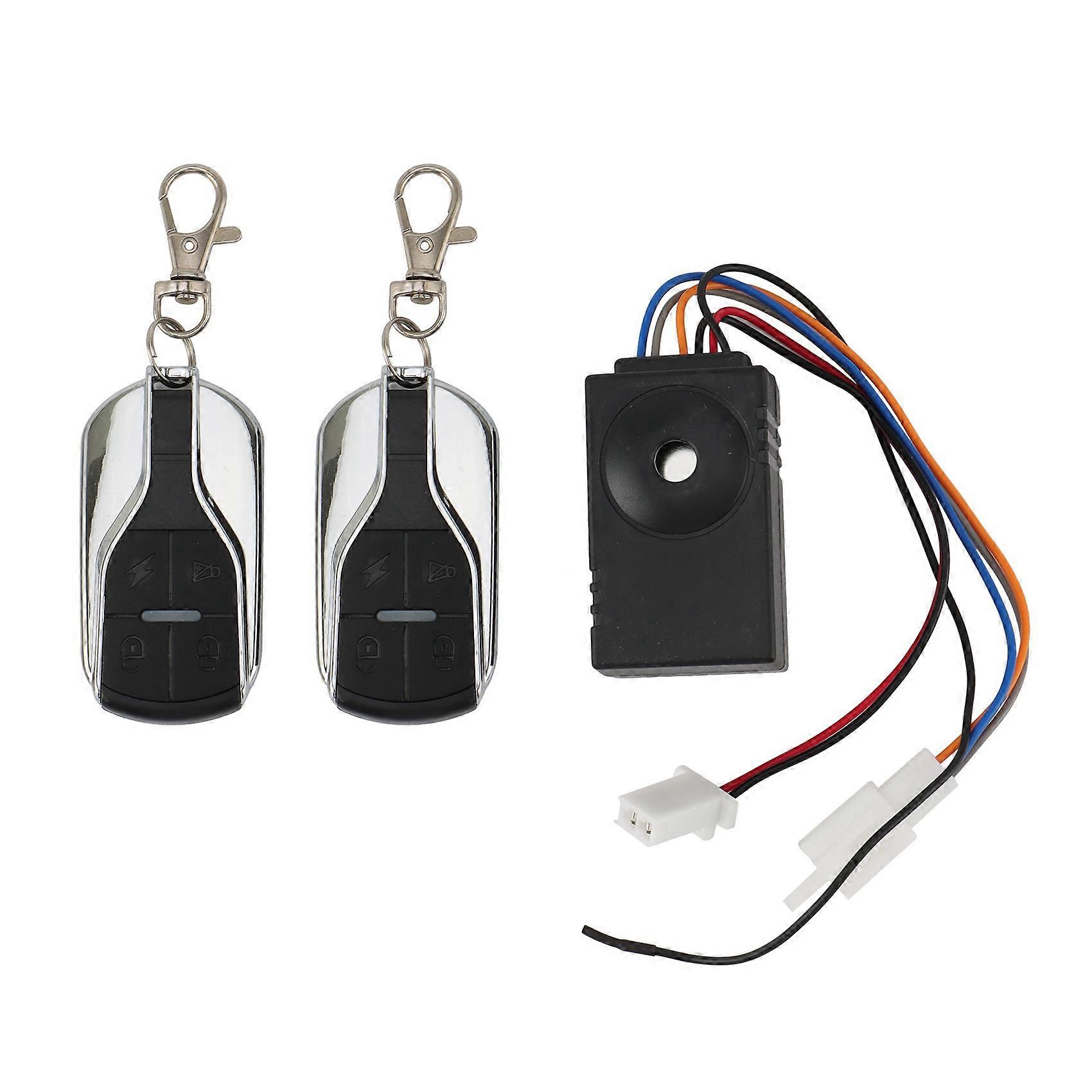 Ebike Alarm System 36V 48V 60V 72V with Two Switch for Electric Bicycle/Scooter Ebike/Brushless Con