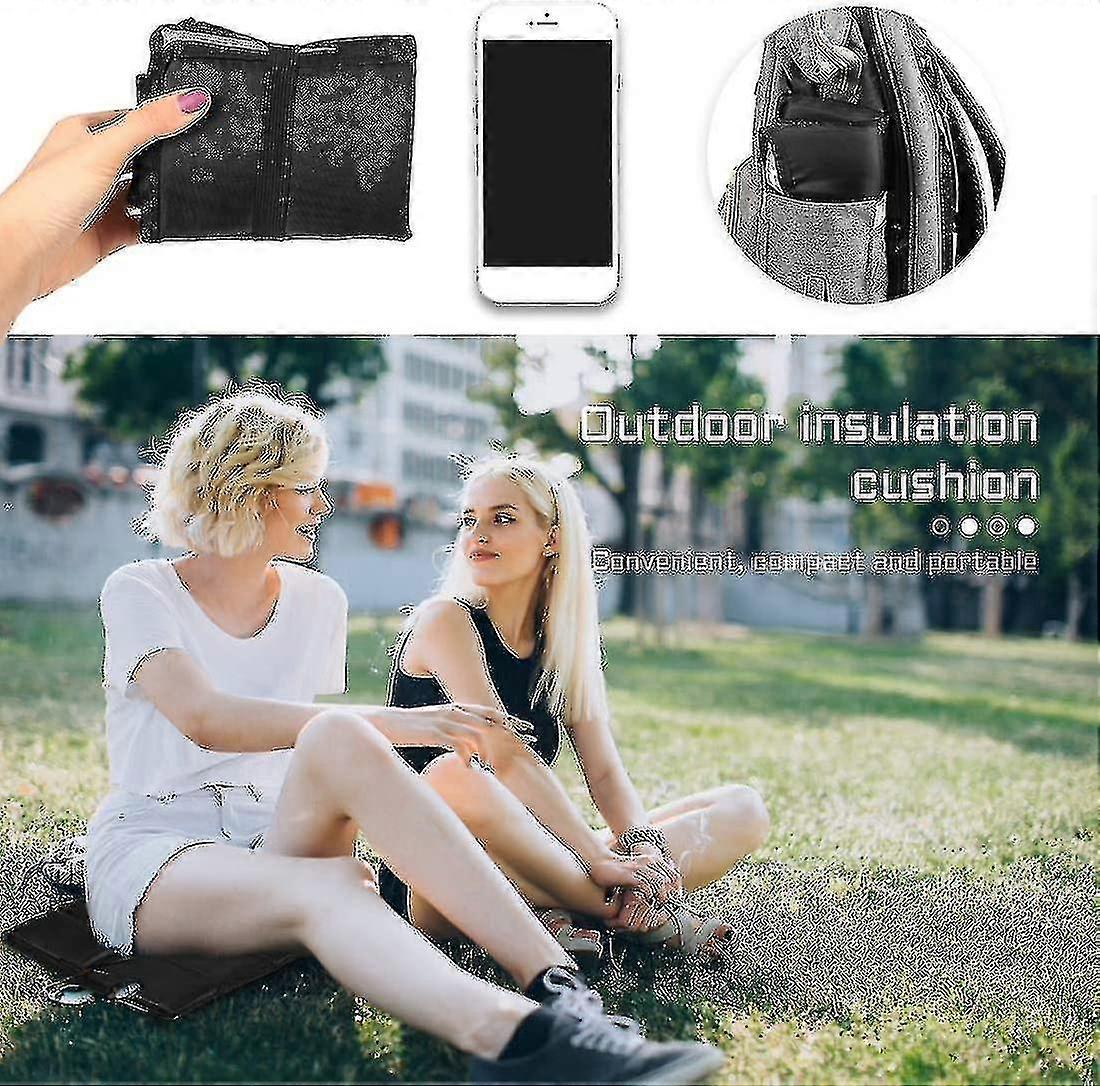 Outdoor Seat Cushion, Foldable Seat Cushion With Practical Bag 2pcs