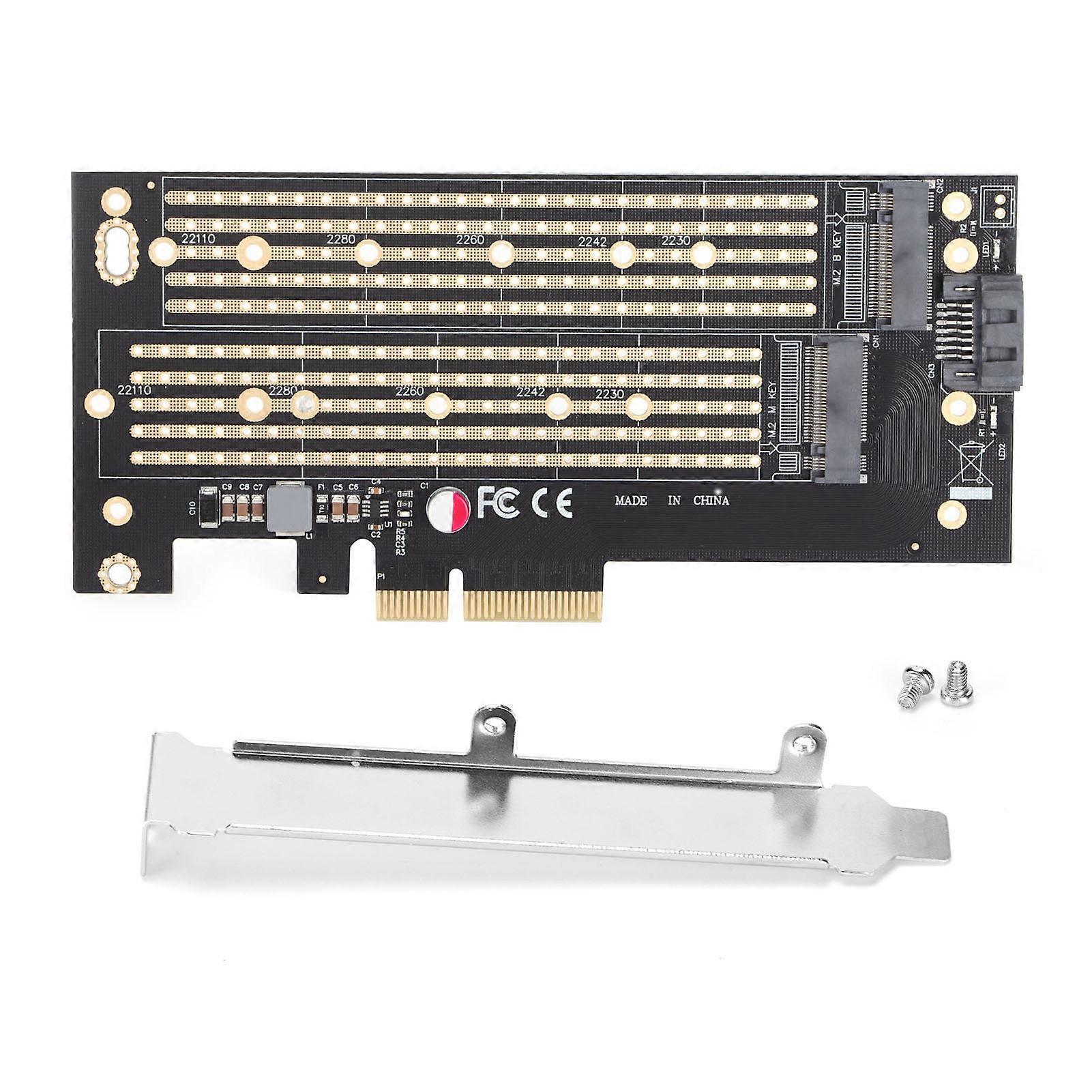 Pcie M.2 Adapter B&M Key NVMe SSD Expansion Card for Win 10/8/8.1/Win Server 2012 R2/Linux/Fedora/SUSE/Ubuntu