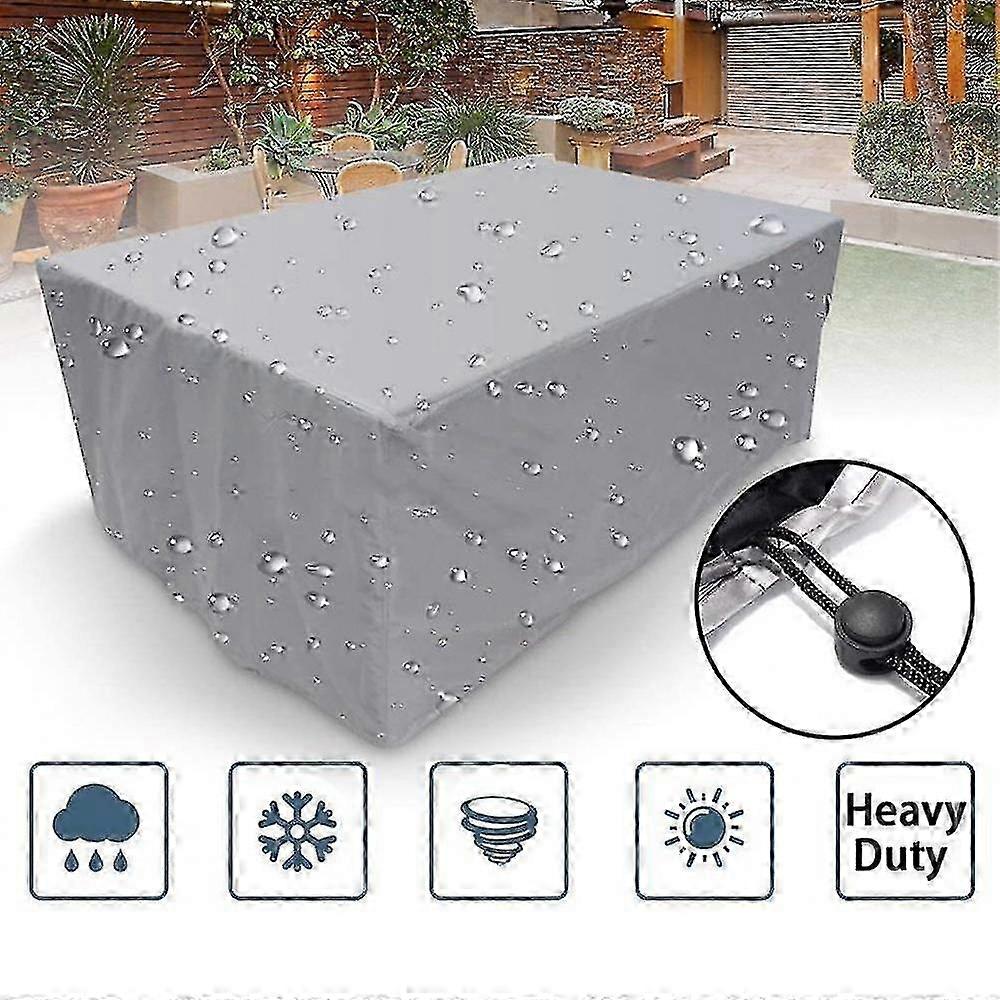 Outdoor Patio Furniture Covers, Heavy Duty Waterproof Furniture Set Covers Square Table and Chairs Cover (180*120*74cm1pcs)