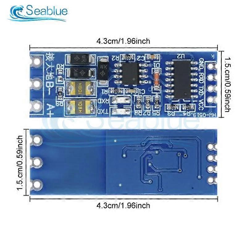 MCU TTL To RS485 Module 485 To Serial Port UART Level Mutual Conversion Hardware Automatic Flow Control Suitable for Uart Series