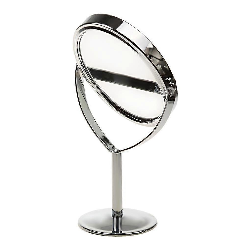 5x Double-sided Make-up Vanity Mirror. Normal Magnifying Stand Mirror