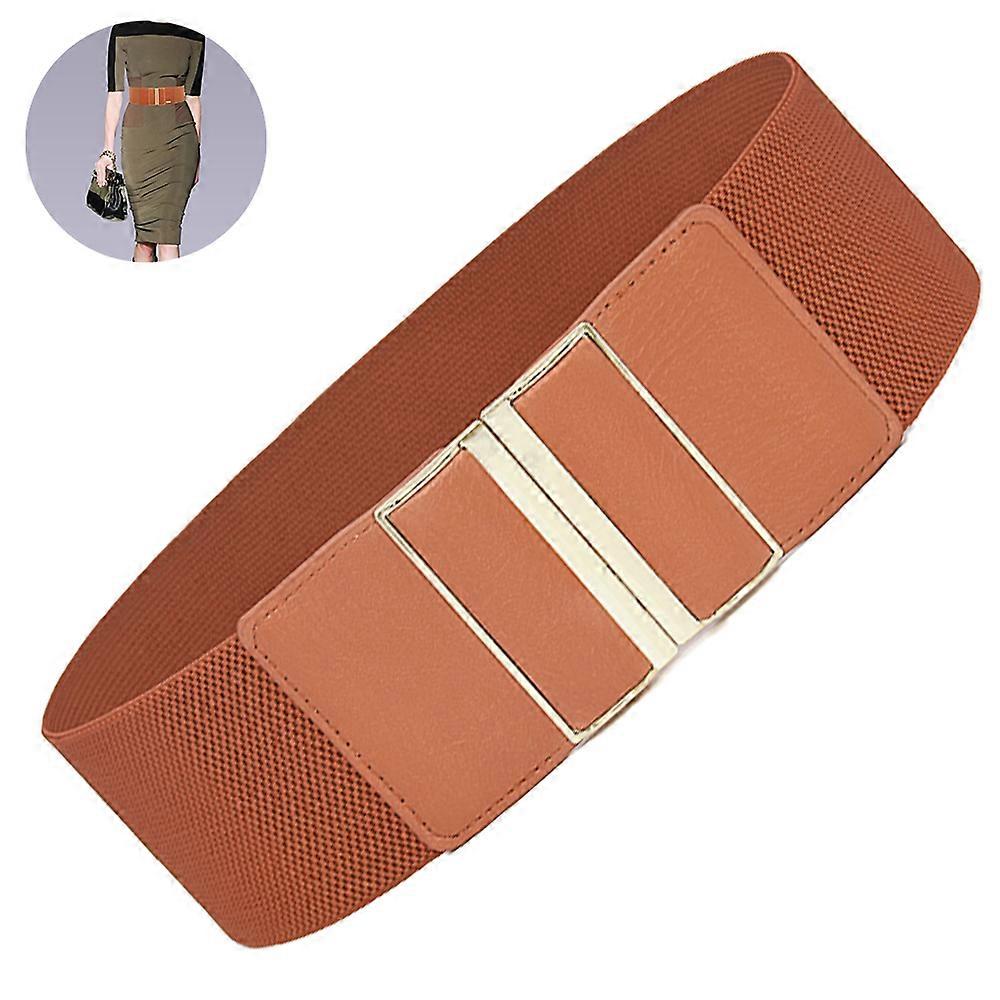 Ceinture large élastique extensible pour femme